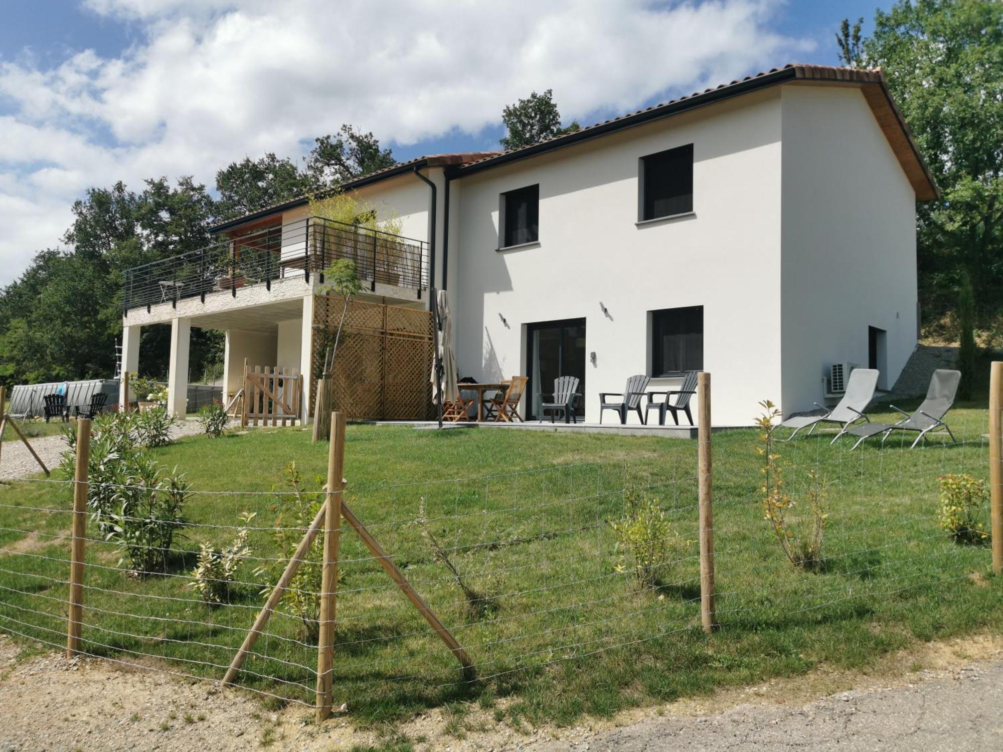 Villa Gite La Coumette - Classe 3 Etoiles Crampagna Exterior foto
